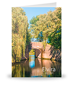Brug bij Vestingvaart, Naarden 