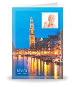 Avond uitzicht Westertoren, Amsterdam