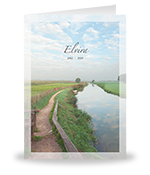 Wandelpad aan rivier