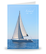 Zeilboot op 'open water'