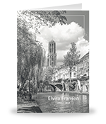 Domtoren, Oudegracht (foto z/w )