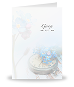 Vergeet-mij-nietjes, zakhorloge