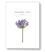 Rouwkaart agapanthus