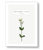 Rouwkaart lisianthus