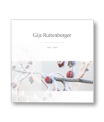 Rouwkaart met wintertakken