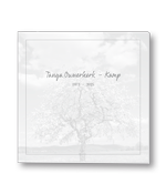 Rouwkaart met bloesemboom