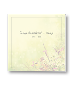 Rouwkaart met zomerse veldbloemen