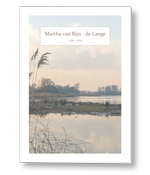 Rouwkaart met landschap