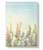 Rouwkaart met lavendel