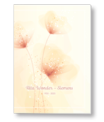 Rouwkaart met bloemen