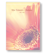Rouwkaart met gerbera