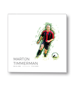 Rouwkaart met portret in waterverf stijl