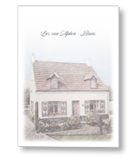 Rouwkaart met tekening woning