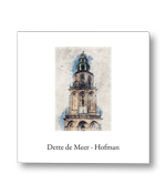 Rouwkaart met kerktoren
