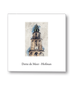 Rouwkaart met kerktoren