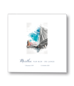 Rouwkaart met Rotterdam Erasmusbrug