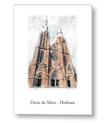Rouwkaart met Brabantse Sint-Catharinakerk