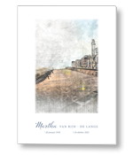 Rouwkaart met Vlissingen boulevard