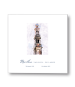 Rouwkaart met Amsterdam Westertoren