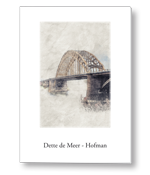 Rouwkaart met Nijmegen Waalbrug