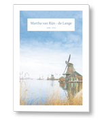 Rouwkaart met Zaanse Schans