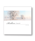 Rouwkaart met Winter landschap