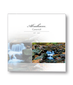 Rouwkaart met Waterval in het bos