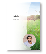 Zomer Rouwkaart - Passend bij virtuele rouwkaart