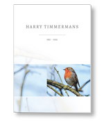 Rouwkaart met roodborstje