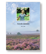 Heide Rouwkaart - Passend bij virtuele rouwkaart