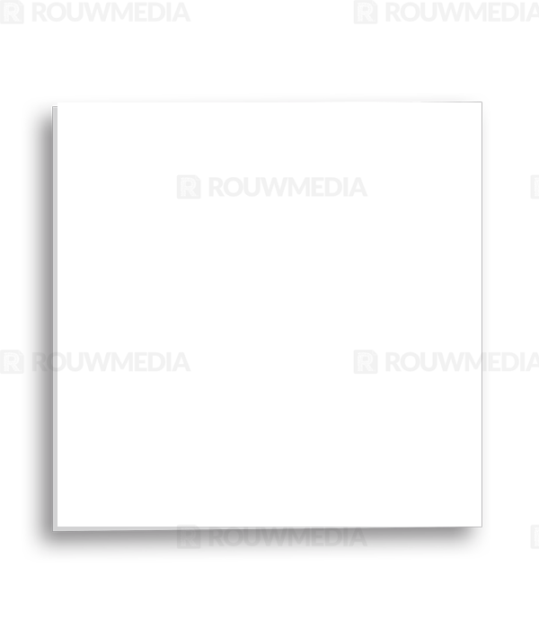 Rouwkaart Rouwkaart met eigen foto omgeven door zwarte kaders - achterkant